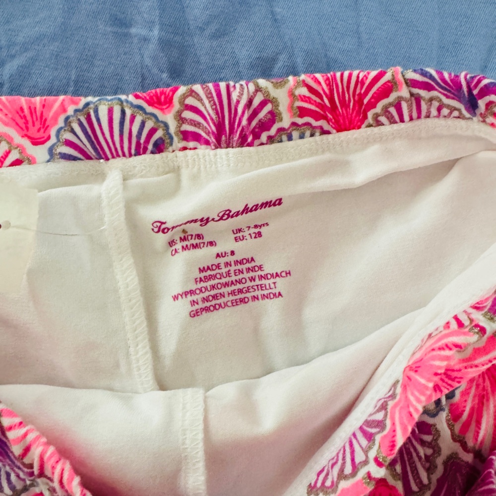 Blue Shell Tank Top and Pink Shell Skirt Set - Picture 4 of 7